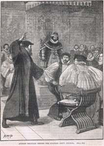 Andrew Melville before the Scottish Privy Council 1605 by Henry Marriott Paget
